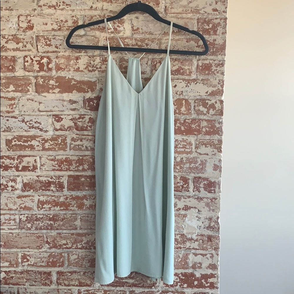 Alice + Olivia slip dress-mint color